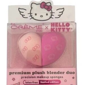 Hello Kitty Limited Edition-Premium Plush Blender Duo Makeup Sponges Latex-Free
